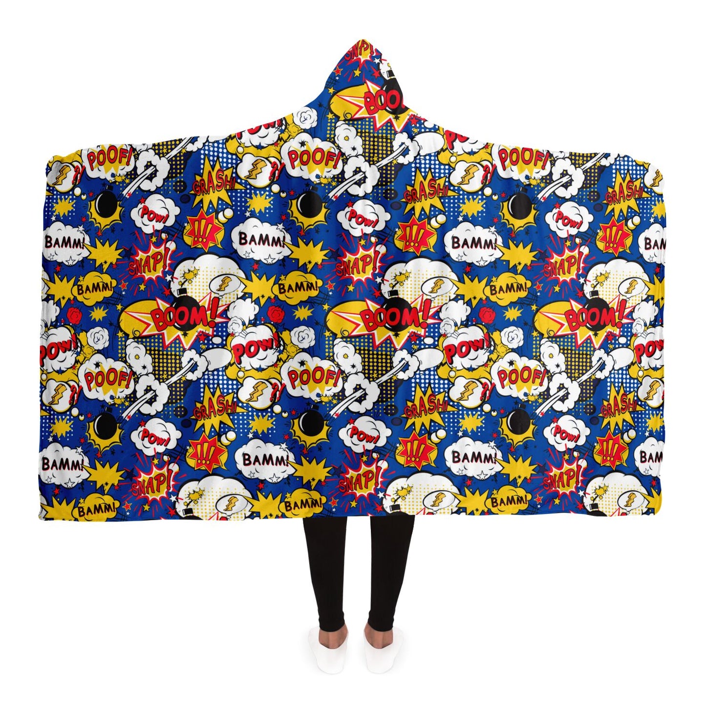 Kozy Komfort Hooded Comic Book Blanket