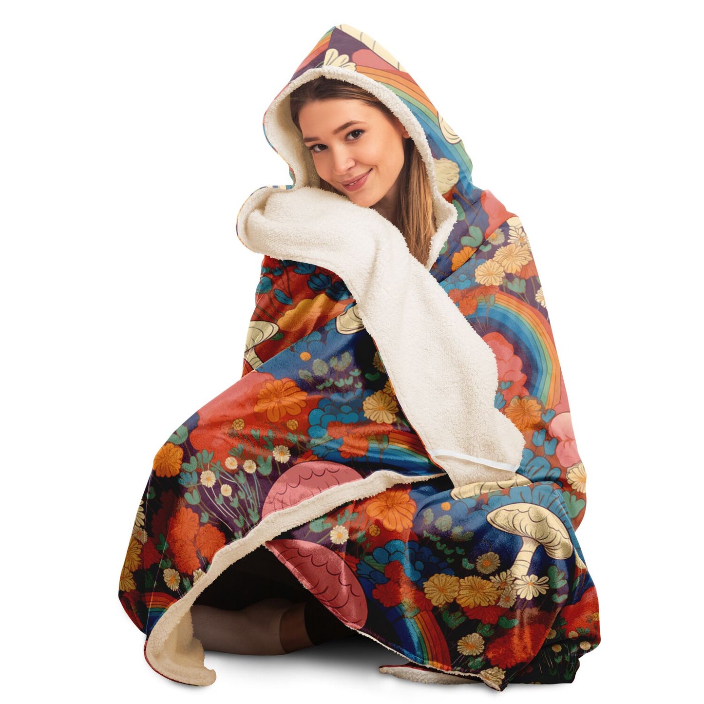 Kozy Komfort Hooded Boho Blanket