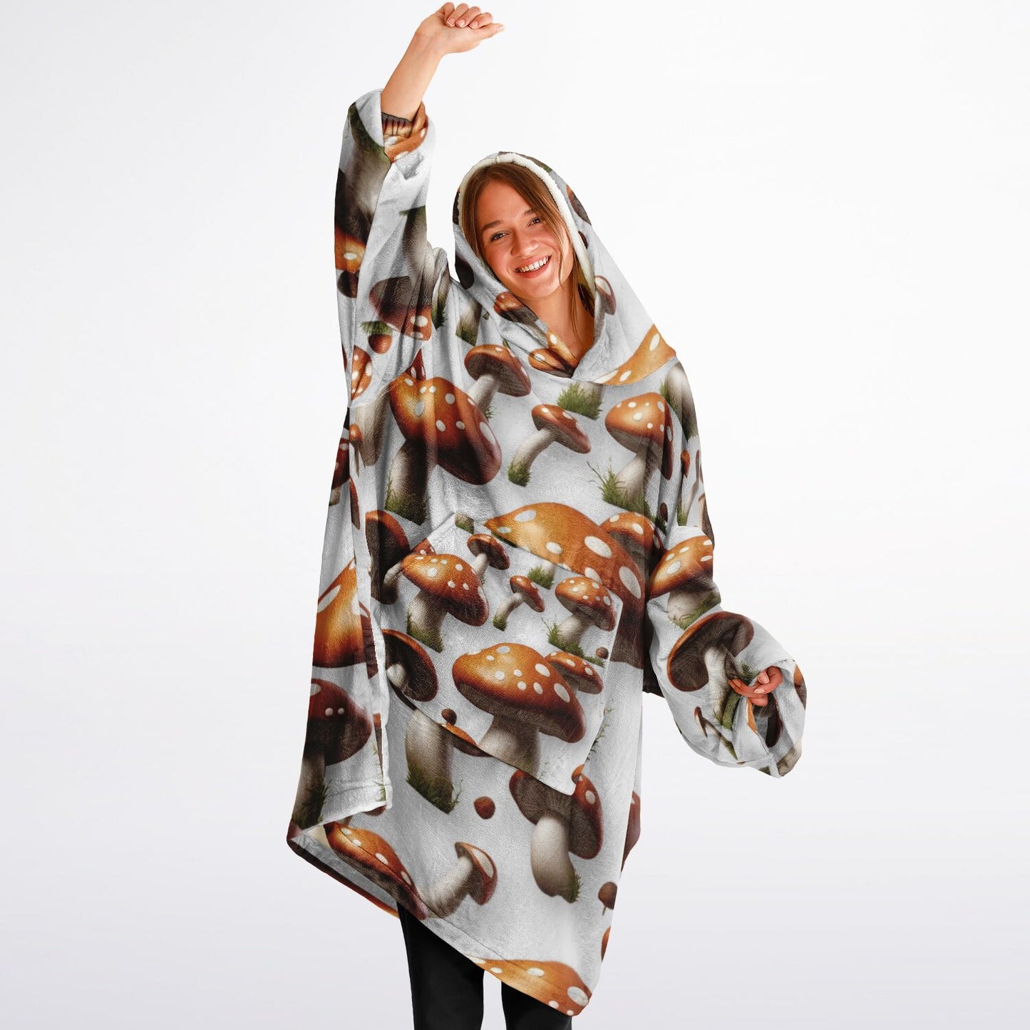 Kozy Komfort Mushroom Blanket Hoodie