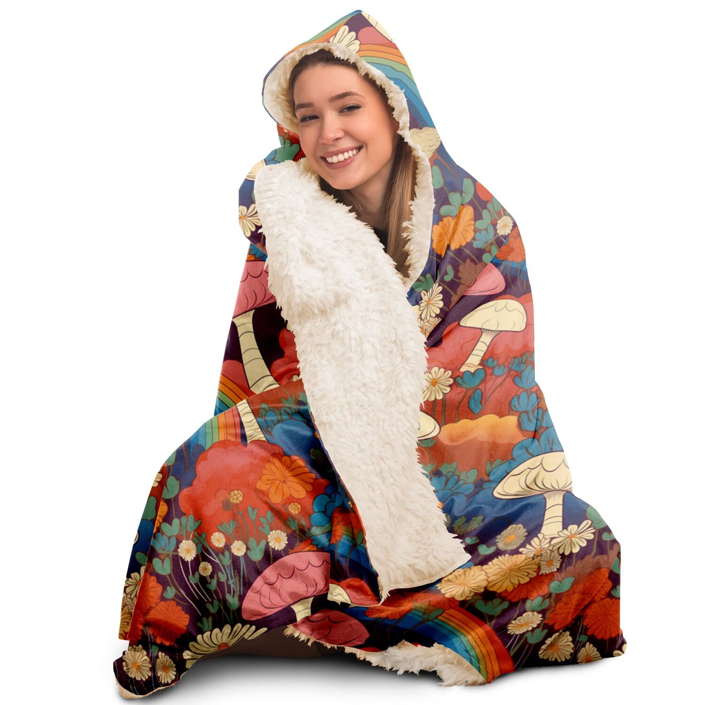 Kozy Komfort Hooded Boho Blanket